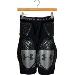 Under Armour Men’s UA ArmourVent Padded Compression Shorts Black Size Large